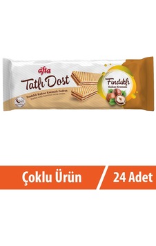 Afia Tatlı Dost Fındıklı Kakao Kremalı Gofret 24 x 140 G Afia Tatlı Dost Fındıklı Kakao Kremalı Gofret 24 x 140 G
