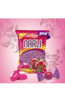 Evliya Şekerleme Narlı Sert Şeker 350 G Evliya Şekerleme Narlı Sert Şeker 350 G