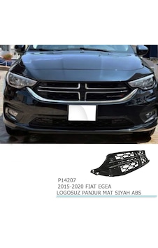 Fiat Egea Uyumlu Logosuz Panjur Mat Siyah Abs 2015-2020 Parça