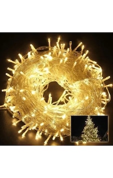 Parti Yılbaşı Ağacı Led Işık 8 Animasyonlu 100 Ledli 10 Metre Fişli