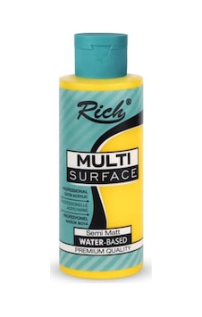 Rich Multi Surface Her Yüzey İçin Akrilik Boya 120 Cc. 2129 Sarı Karışık Çok Renkli Rich Multi Surface Her Yüzey İçin Akrilik Boya 120 Cc. 2129 Sarı Karışık Çok Renkli