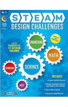 Creative Teaching Press Steam Tasarım Zorlukları Kaynak Kitabı, 3. Sınıf Bilim, Teknoloji, Mühendislik, Sanat, Matematik 8210 Çok Renkli Creative Teaching Press Steam Tasarım Zorlukları Kaynak Kitabı, 3. Sınıf Bilim, Teknoloji, Mühendislik, Sanat, Matematik 8210 Çok Renkli