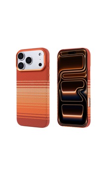 Apple Uyumlu iPhone 17 Pro Max Kılıf M-safe Şarj Özellikli Karbon Fiber Görünümlü Zore Nekst Kapak Turuncu-kahverengi Apple Uyumlu iPhone 17 Pro Max Kılıf M-safe Şarj Özellikli Karbon Fiber Görünümlü Zore Nekst Kapak Turuncu-kahverengi