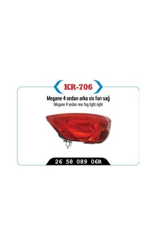 Sis Farı Arka Sağ Megane Iv Sedan Model Sis Farı Arka Sağ Megane Iv Sedan Model