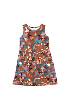 Lovetti Kız Çocuk Kahverengi Forest Animals Desen Kolsuz Elbise 5757-124K017 Kahverengi Lovetti Kız Çocuk Kahverengi Forest Animals Desen Kolsuz Elbise 5757-124K017 Kahverengi