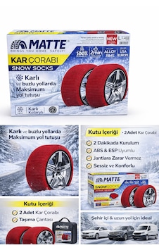 Paspro Otomotiv Kar Çorabı Snow Socks M Beden Jant Çizmez Karlı Ve Buzlu Yollar Için İdeal M Paspro Otomotiv Kar Çorabı Snow Socks M Beden Jant Çizmez Karlı Ve Buzlu Yollar Için İdeal M