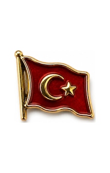 Rozet Mineli Bayrak Sarı