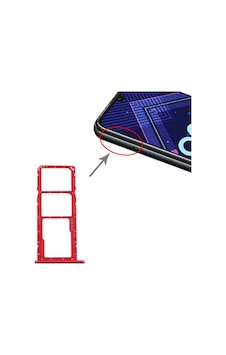 Honor 8a Pro Sim Kart Tepsisi + Mikro Sd Kart Tepsisi Kırmızı Honor 8a Pro Sim Kart Tepsisi + Mikro Sd Kart Tepsisi Kırmızı