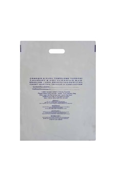 100 Adet Otel Buklet Tipi Anti Bakteriyel Hijyenik Kirli Çamaşır Poşeti Torbası Laundry Bag Görsel