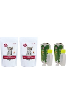 Yavru Kedi Süt Tozu 2 Adet + Biberon 60 Ml Biberon 2 Adet Yavru Kedi Süt Tozu 2 Adet + Biberon 60 Ml Biberon 2 Adet