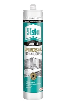 Sista Universal Silikon 280ml - Şeffaf-766 Sista Universal Silikon 280ml - Şeffaf-766