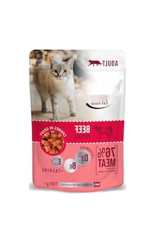 Yetişkin Kedi Maması, Dana Etli 100 Gr X 24 Adet 100 G Yetişkin Kedi Maması, Dana Etli 100 Gr X 24 Adet 100 G