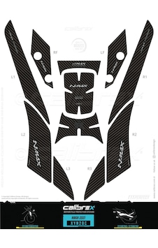 Yamaha Nmax 2021 Sonrası Tank Pad Seti Karbon Yamaha Nmax 2021 Sonrası Tank Pad Seti Karbon