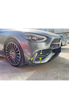Mercedes W206 C Serisi Krom Sis Farı Çerçevesi Aksesuarı 6 Parça Mercedes W206 C Serisi Krom Sis Farı Çerçevesi Aksesuarı 6 Parça