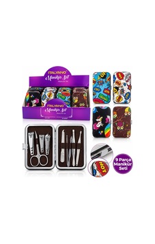İtalyano Ka-071 8 Parça Manikür Pedikür Seti Krom Figürlü Çantalı- 12'li Paket İtalyano Ka-071 8 Parça Manikür Pedikür Seti Krom Figürlü Çantalı- 12'li Paket