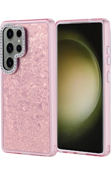Galaxy S25 Ultra Kılıf Taşlı Tasarımlı Zore Kapi Kapak Pembe Galaxy S25 Ultra Kılıf Taşlı Tasarımlı Zore Kapi Kapak Pembe