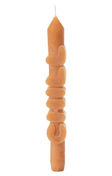 Mudo Home Chıll Şamdan Mum Turuncu 20 Cm Diğer