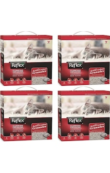 Reflex Granül Aktif Karbonlu Topaklanan Kedi Kumu 6 Lt X 4 Adet Reflex Granül Aktif Karbonlu Topaklanan Kedi Kumu 6 Lt X 4 Adet