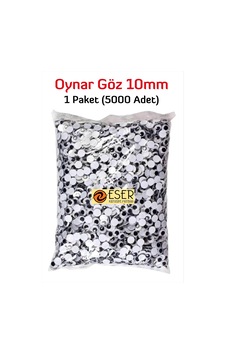 Eser Oynar Göz Siyah 10 Mm 5000'Li Eser Oynar Göz Siyah 10 Mm 5000'Li