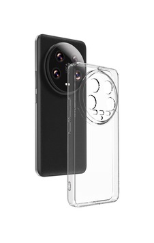 Xiaomi Mi 14 Ultra Kılıf Zore Süper Silikon Kapak Renksiz Xiaomi Mi 14 Ultra Kılıf Zore Süper Silikon Kapak Renksiz