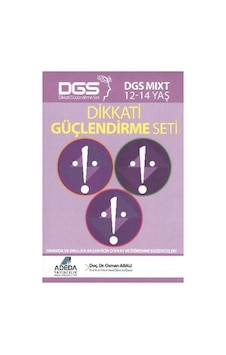 Dikkati Güçlendirme Seti Mixt 12 - 14 Yaş - Osman Abalı - Adeda Dikkati Güçlendirme Seti Mixt 12 - 14 Yaş - Osman Abalı - Adeda
