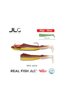 Jlc Real Fish 40 Combo Set 50gr 13cm 04 Julia 2+1 Silikon Balık Jlc Real Fish 40 Combo Set 50gr 13cm 04 Julia 2+1 Silikon Balık