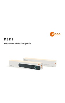 Lecoo Ds111 Kablolu Stereo 6w Soundbar Masa Üstü Hoparlör Siyah Lecoo Ds111 Kablolu Stereo 6w Soundbar Masa Üstü Hoparlör Siyah