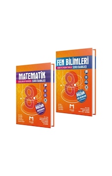 Mozaik Lgs 8. Sınıf Matematik Ve Fen Bilimleri 2'li Soru Bankası Kitap Seti Mozaik Lgs 8. Sınıf Matematik Ve Fen Bilimleri 2'li Soru Bankası Kitap Seti