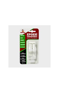 Şırınga Epoksi Şeffaf 6 Ml / Metal-cam-ahşap-plastik-seramik