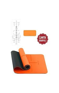 Gymo Sembol Hizalamalı 6mm Tpe Yoga Matı Pilates Minderi Diz Dirsek Koruyucu Matlı Set Turuncu Gymo Sembol Hizalamalı 6mm Tpe Yoga Matı Pilates Minderi Diz Dirsek Koruyucu Matlı Set Turuncu