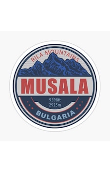 Musala Bulgaristan Vintage Dağ Yürüyüş Araba Sticker 18cm Musala Bulgaristan Vintage Dağ Yürüyüş Araba Sticker 18cm