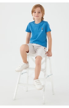 U.S. Polo Assn Light Blue Mavi Erkek Çocuk Bermuda Takım U.S. Polo Assn Light Blue Mavi Erkek Çocuk Bermuda Takım