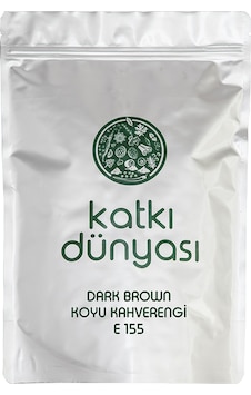 Katkı Dünyası Dark Brown (Koyu Kahverengi) E155 Toz Gıda Boyası 1 KG Katkı Dünyası Dark Brown (Koyu Kahverengi) E155 Toz Gıda Boyası 1 KG