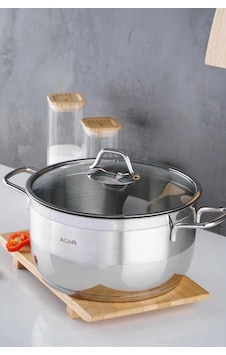 Acar Karat 24 CM Derin Çelik Tencere 16463 Acar Karat 24 CM Derin Çelik Tencere 16463