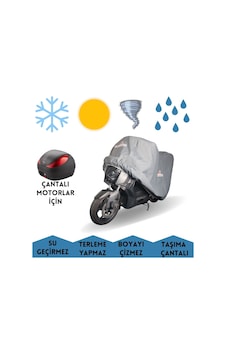 Honda Adv 350 Uyumlu Arka Çantalı Motorlar İçin Brandası Su Geçirmez Motosiklet Örtüsü Honda Adv 350 Uyumlu Arka Çantalı Motorlar İçin Brandası Su Geçirmez Motosiklet Örtüsü