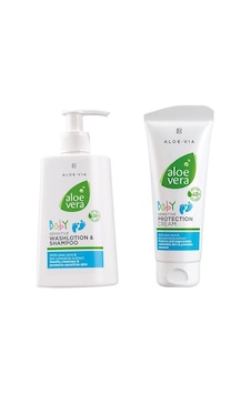 LR Aloe Vera Bebek Şampuanı 250 ML + LR Aloe Vera Pişik Kremi 100 ML