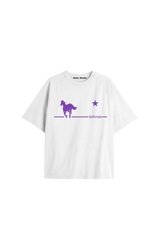 Kalic Studio Deftones Ünisex Oversize T-shirt Beyaz Kalic Studio Deftones Ünisex Oversize T-shirt Beyaz