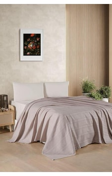 Kristal Bamboo Lastikli Çarşaflı Çift Kişilik Pike Takımı Cappucino Cappucino Kristal Bamboo Lastikli Çarşaflı Çift Kişilik Pike Takımı Cappucino Cappucino