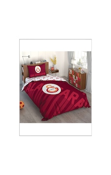 Taç Lisanslı Nevresim Takımı Galatasaray Kırmızı Logo Tek Kişilik Taç Lisanslı Nevresim Takımı Galatasaray Kırmızı Logo Tek Kişilik