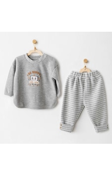 Melonika Casual 2'li Takım Grey Çok Renkli Melonika Casual 2'li Takım Grey Çok Renkli