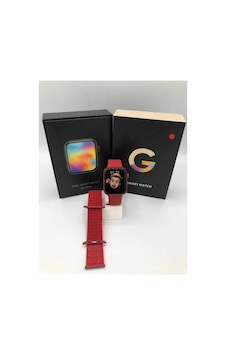 G68l Smart Watch 6s Akıllı Saat Konuşma Özellikli Türkçe Menü Yan Tuşlar Aktif Kırmızı G68l Smart Watch 6s Akıllı Saat Konuşma Özellikli Türkçe Menü Yan Tuşlar Aktif Kırmızı