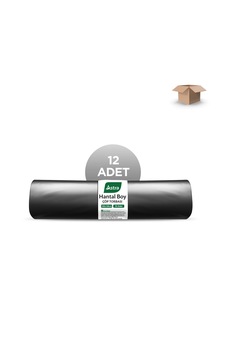 Astra Toptan Edt Hantal Siyah Çöp Torbası 100x150cm 10'lu - Koli İçi 12'li