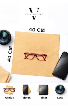 Büyük Boy Mikrofiber Gözlük Tablet Telefon Temizleme Mendili 30 30 Cm