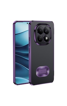 Xiaomi Redmi Note 15 Pro 4g İle Uyumlu Şeffaf Logo Gösteren Parlak Renkli Kenar Telefon Kılıfı Kapak Derin Mor Xiaomi Redmi Note 15 Pro 4g İle Uyumlu Şeffaf Logo Gösteren Parlak Renkli Kenar Telefon Kılıfı Kapak Derin Mor