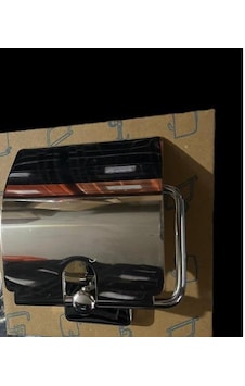 Gür Etna Geniş Kapaklı Kağıtlık Kare Asos Krom Gür Etna Geniş Kapaklı Kağıtlık Kare Asos Krom