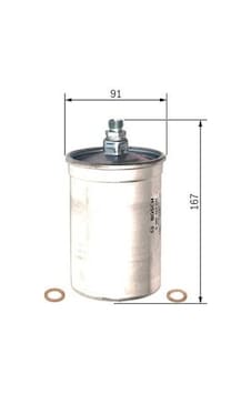 Bosch 0986af8093 Yakıt Filtresi Mercedes M102 M103 M104 M119 190 W201 W123 W124 W126 R129 W463 14778701