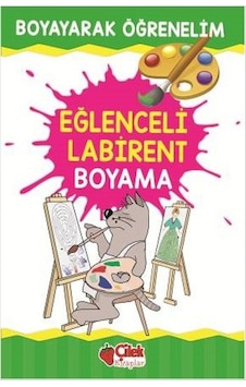 Boyayarak Öğrenelim - Eğlenceli Labirent Boyama- Çilek Kitaplar Boyayarak Öğrenelim - Eğlenceli Labirent Boyama- Çilek Kitaplar
