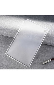 Samsung Uyumlu Galaxy Tab A7 10.4 T500 2020 Kılıf Zore Tablet Süper Silikon Kapak-Renksiz Renksiz
