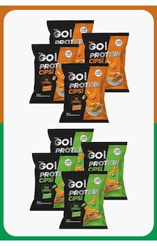 Go Ahead Protein Cipsi - Taco Aromalı Ve Yer Fıstıklı Dörder Adet - %20 Protein - 55 Gram - 8 Adet Go Ahead Protein Cipsi - Taco Aromalı Ve Yer Fıstıklı Dörder Adet - %20 Protein - 55 Gram - 8 Adet