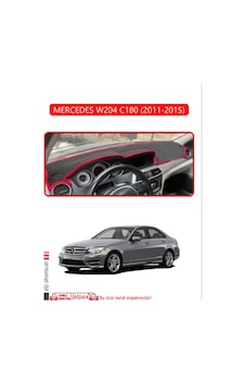 Mercedes W204 C180 2011-2015torpido Koruma Halısı Kırmızı Kenar Mercedes W204 C180 2011-2015torpido Koruma Halısı Kırmızı Kenar
